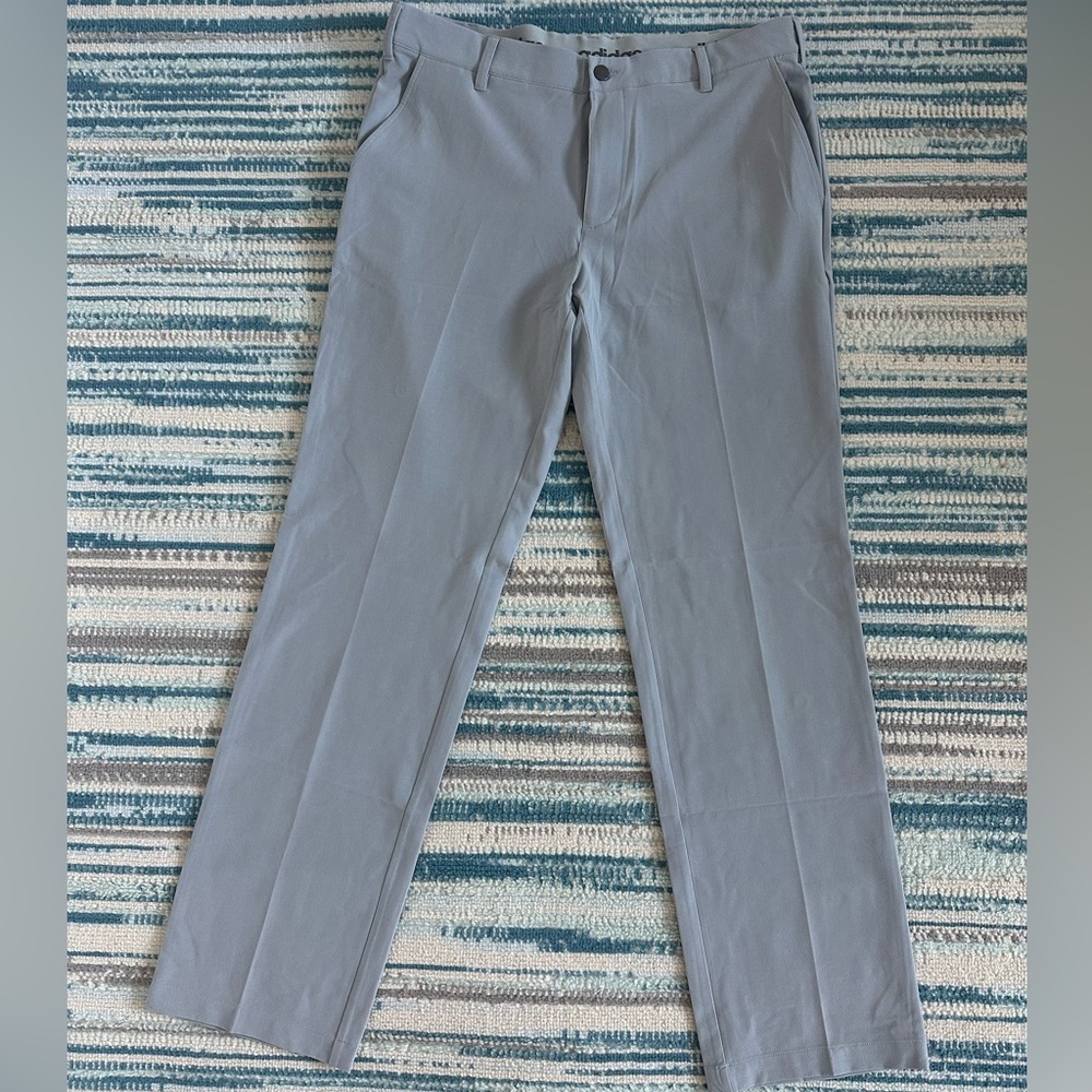 adidas Men's Light Gray Golf Pants